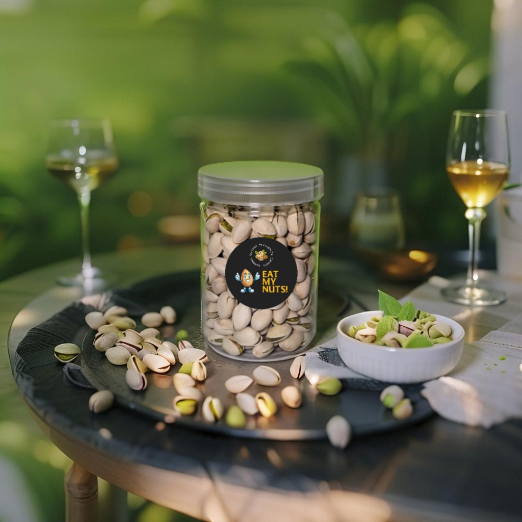 

PISTACHIO PANGGANG ROASTED GRADE A - KACANG ARAB PISTACIO FUSTUK SNACK CEMILAN SEHAT KEMASAN TOPLES