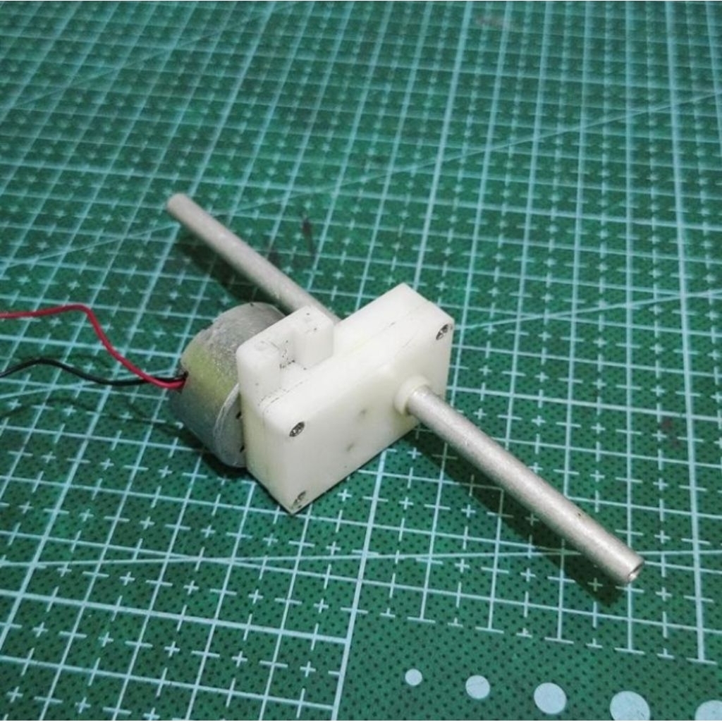 Dinamo DC Motor Low RPM 3v - 5vdc 10 - 20Rpm DC Mini Gearbox Low Rpm