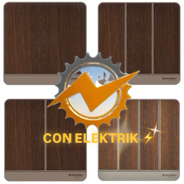 SCHNEIDER AVATARON SAKLAR WOOD KAYU ORIGINAL