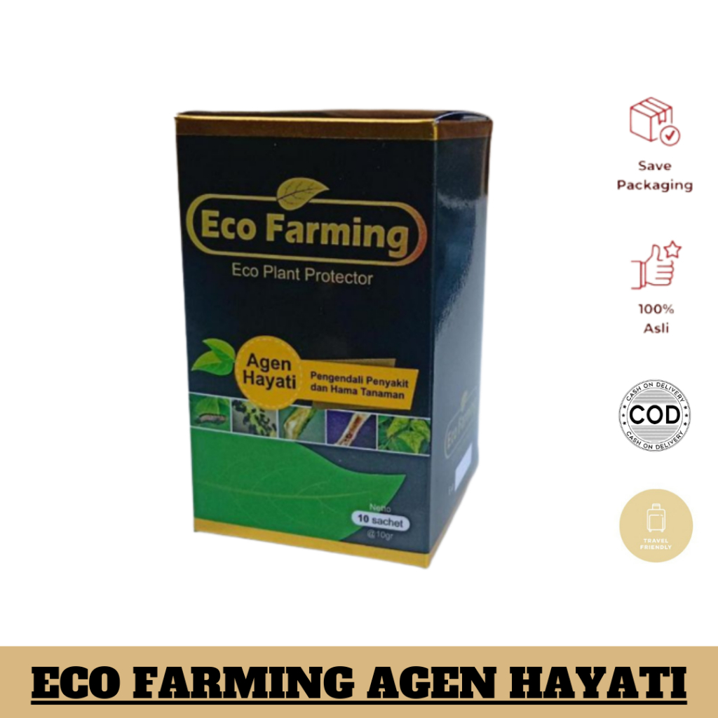 ECO FARMING ECO PLANT PROTECTOR AGEN HAYATI ORIGINAL 1 BOX ISI 10 SACHET