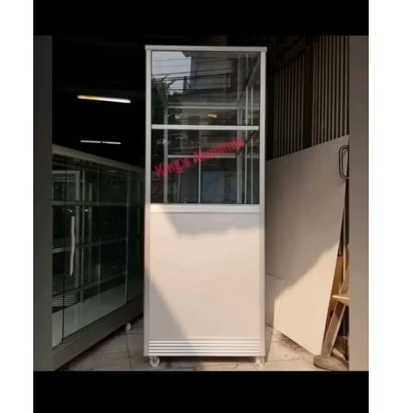 etalase jualan - etalase makanan - etalase aluminium