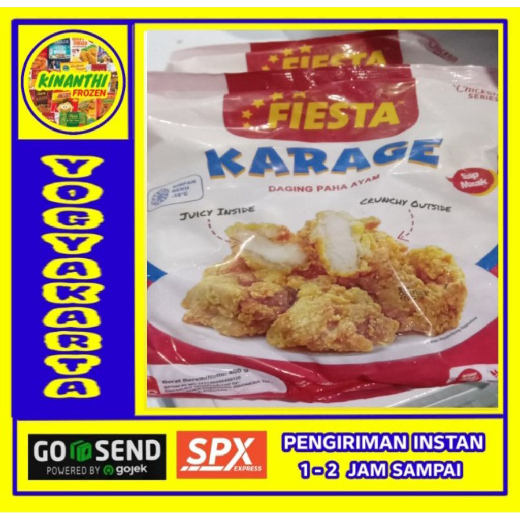 

Fiesta Karage 400 gr,,jogja frozen
