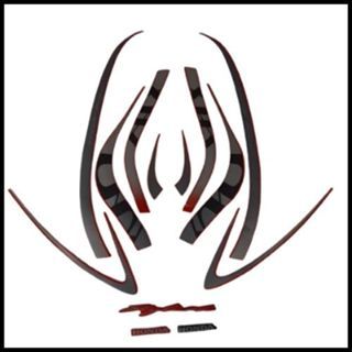 Stiker Striping Honda Scoopy Staylish 2021 Merah List Body Motor Honda Scoopy Stylish 2021