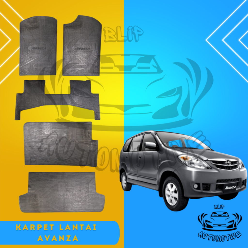 Karpet Lantai AVANZA Karet / Karpet Mobil Karet AVANZA 1 SET