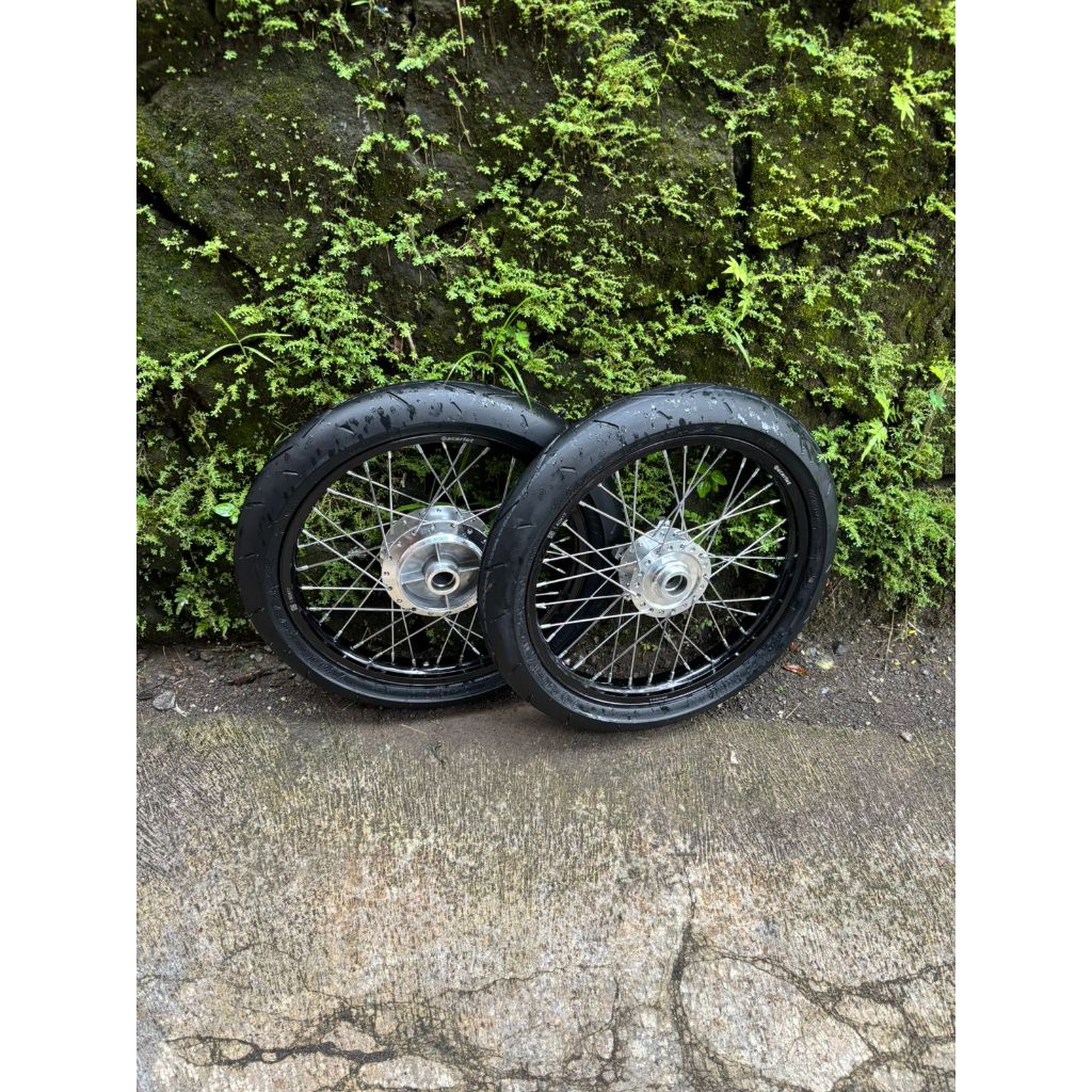 Paket Velg MX King 150 Ring 17 Ban Primax SK01 Roda Yamaha MX King Jari Jari Ban Cacing