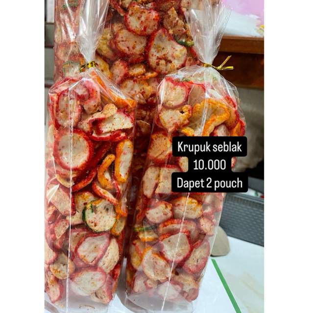 

Krupuk seblak 2 pouch