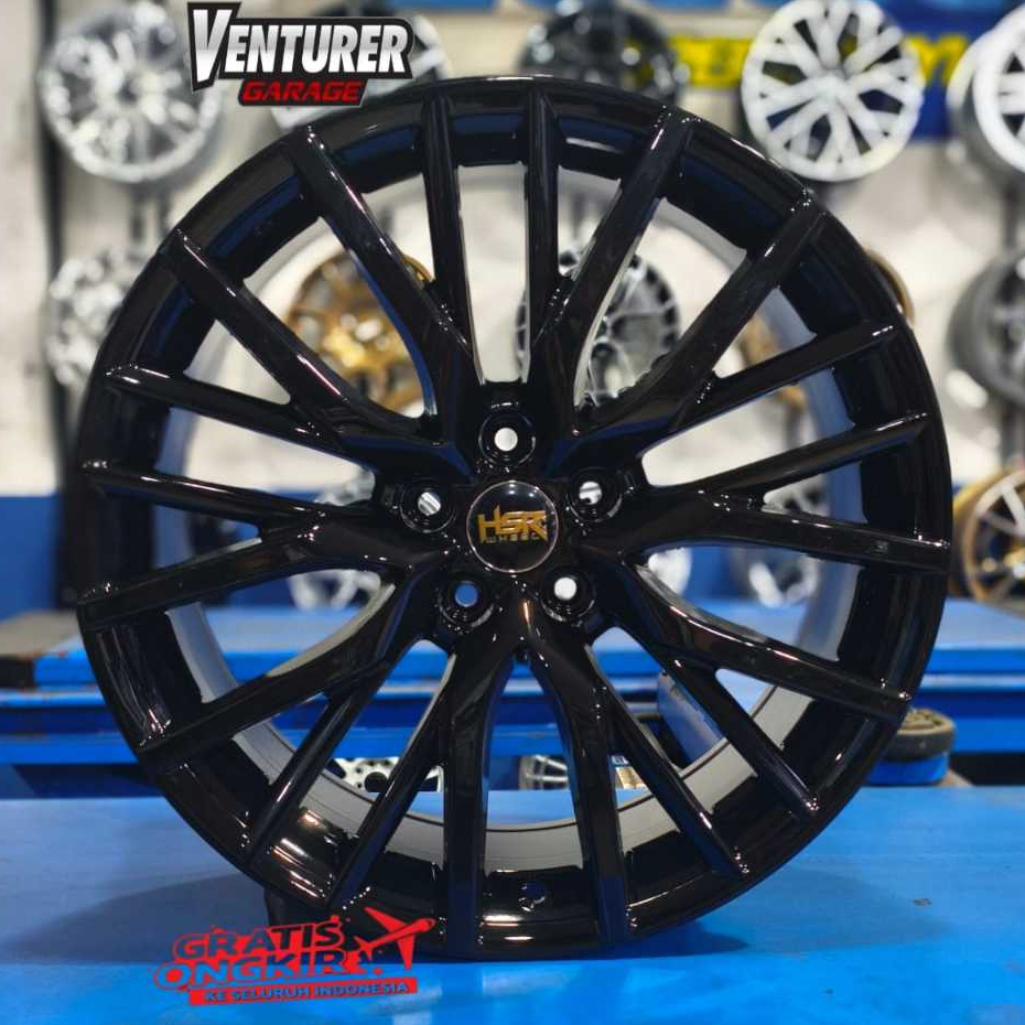 velg mobil crv turbo xtrail mazda cx5 ring 20 hsr asukai r20 glossy black