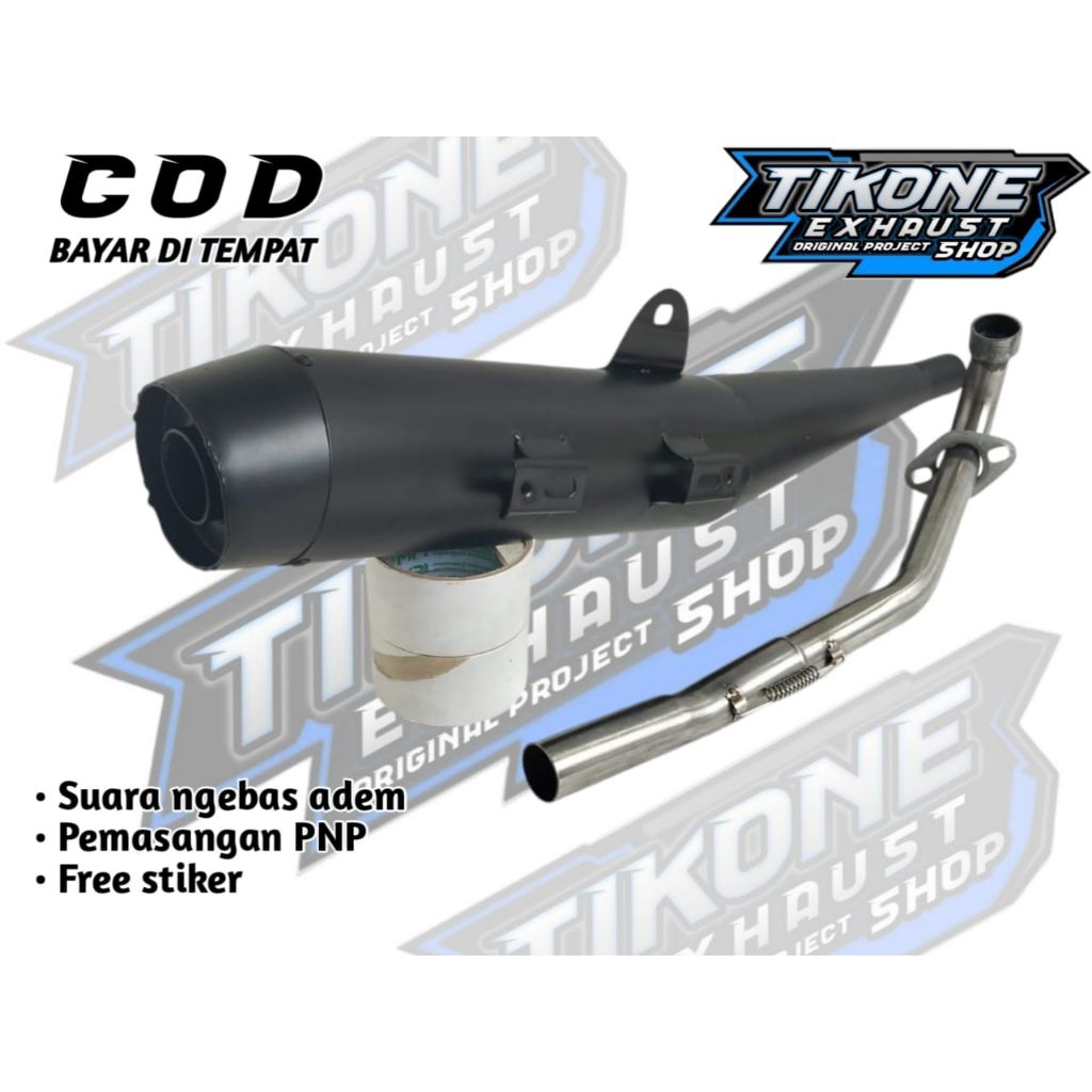 KENALPOT TSUKIGI STANDAR RACING KARISMA KIRANA 125 BLADE 110 125 REVO FIT 100 LAMA ABSOLUTE REVO 110