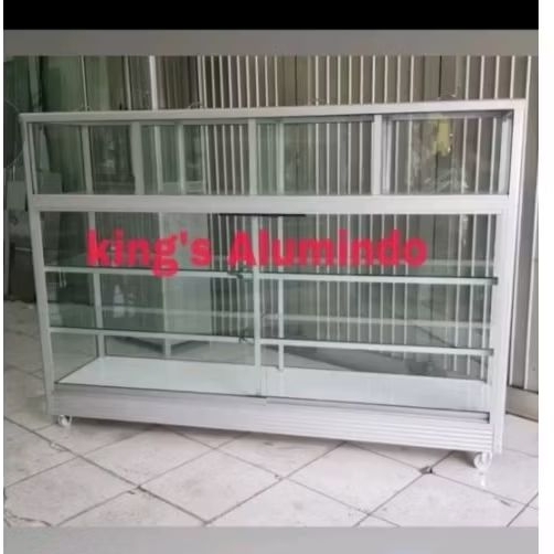 etalase beras 2 meter - etalase beras - etalase sembako