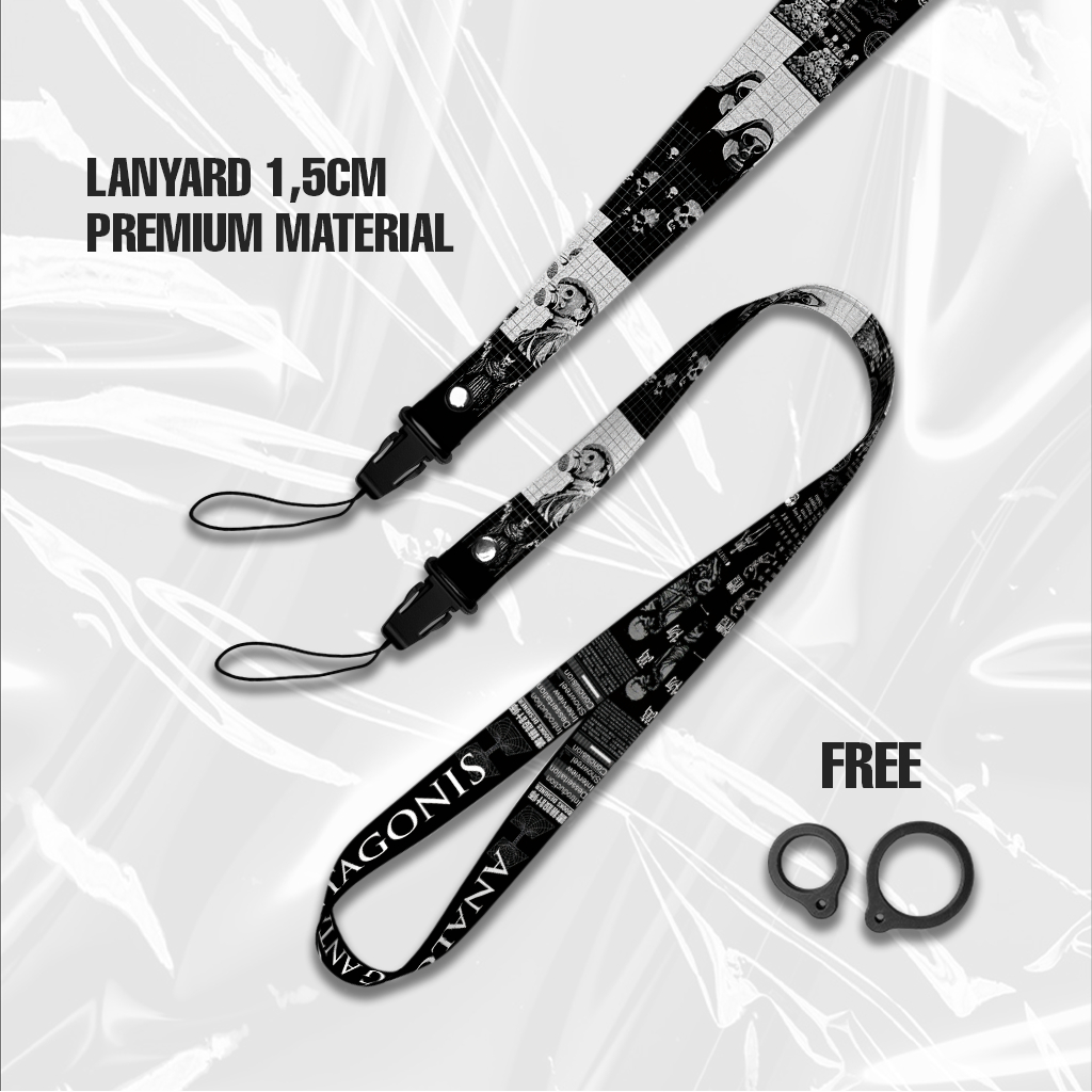 

ANALOG ANTAGONIS DARK ART LANYARD GANTUNGAN HANDPHONE 1,5cm