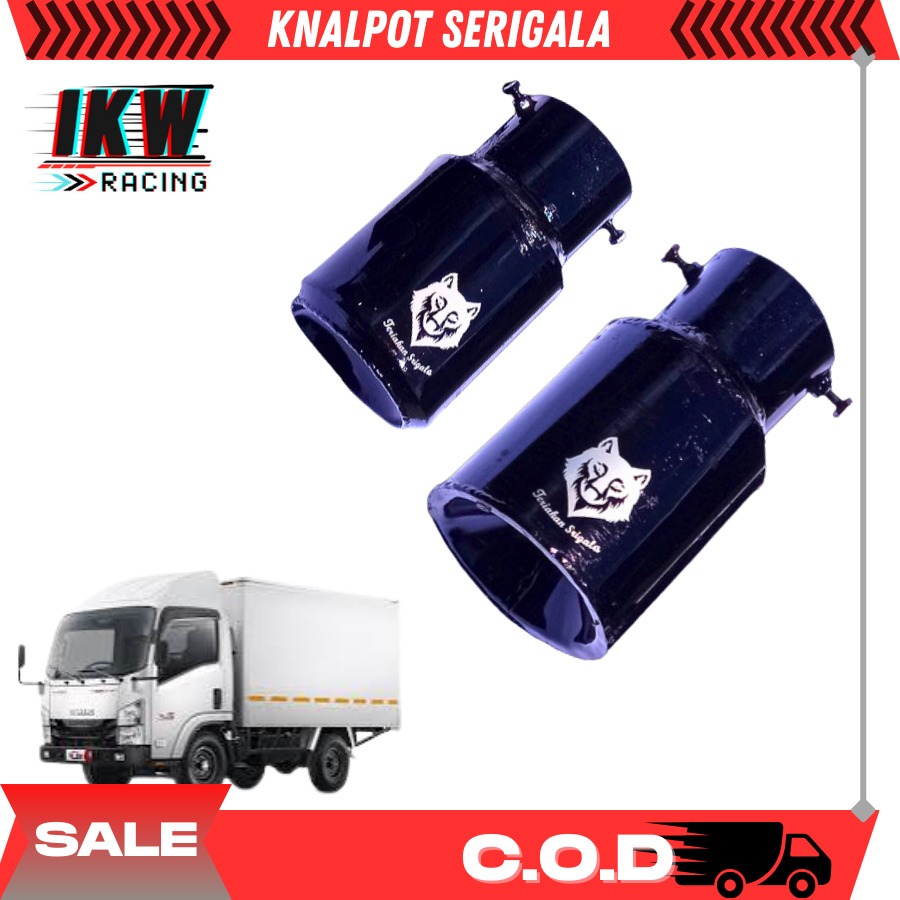 Knalpot Serigala Srigala Traga Canter Truk Elf Turbo Engkel Hino Dutro Ragasa Umplung Panther L300 D