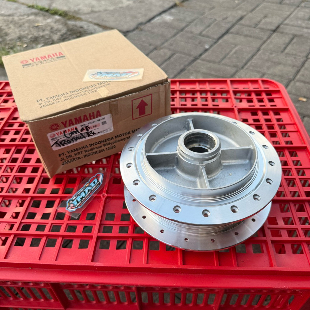 TROMOL BELAKANG RX KING ORIGINAL YGP BUBUT POLES GILAP TROMOL RX-KING