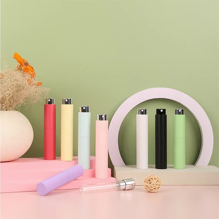 TJ Botol Parfum 10ml Putar Twist Spray Refillable Cute Pastel Mini Travel Isi Ulang
