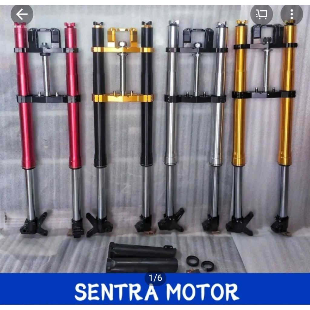 Upside Down KLX Full CNC Ride-It - Shock Depan KLX 150 USD Ride-it CNC
