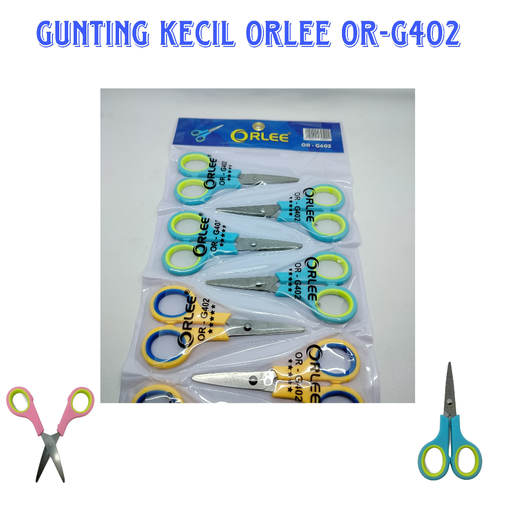 

GUNTING KECIL ORLEE OR-G402 PER LUSIN 12PCS / GUNTING STAINLESS ALAT PEMOTONG SERBAGUNA harga grosir (12 pc)