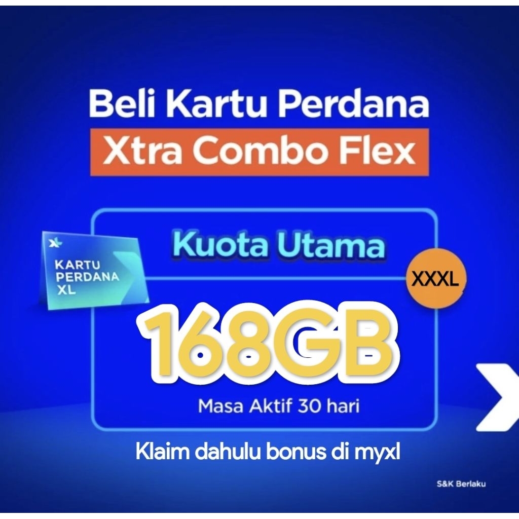 Kartu XL Xtra Combo Flex XL,XXL,XXXL, L, L+, M+, S /SMARTFREN UNLIMITED MURAH BARU KUOTA BESAR 24 JA