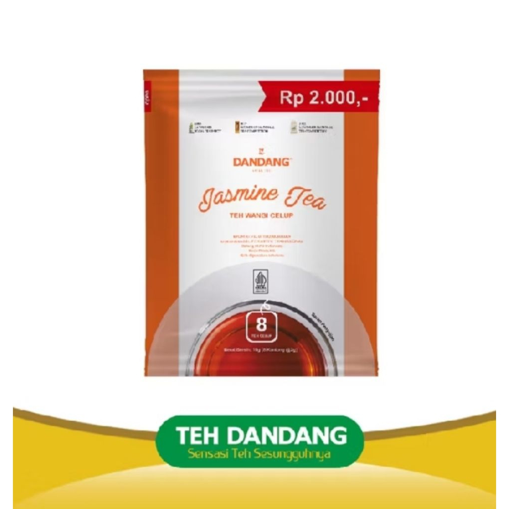 

Teh Dandang Jasmine 12 Renceng teh 20 sachet isi 8 teh celup teh hijau teh pucuk harum