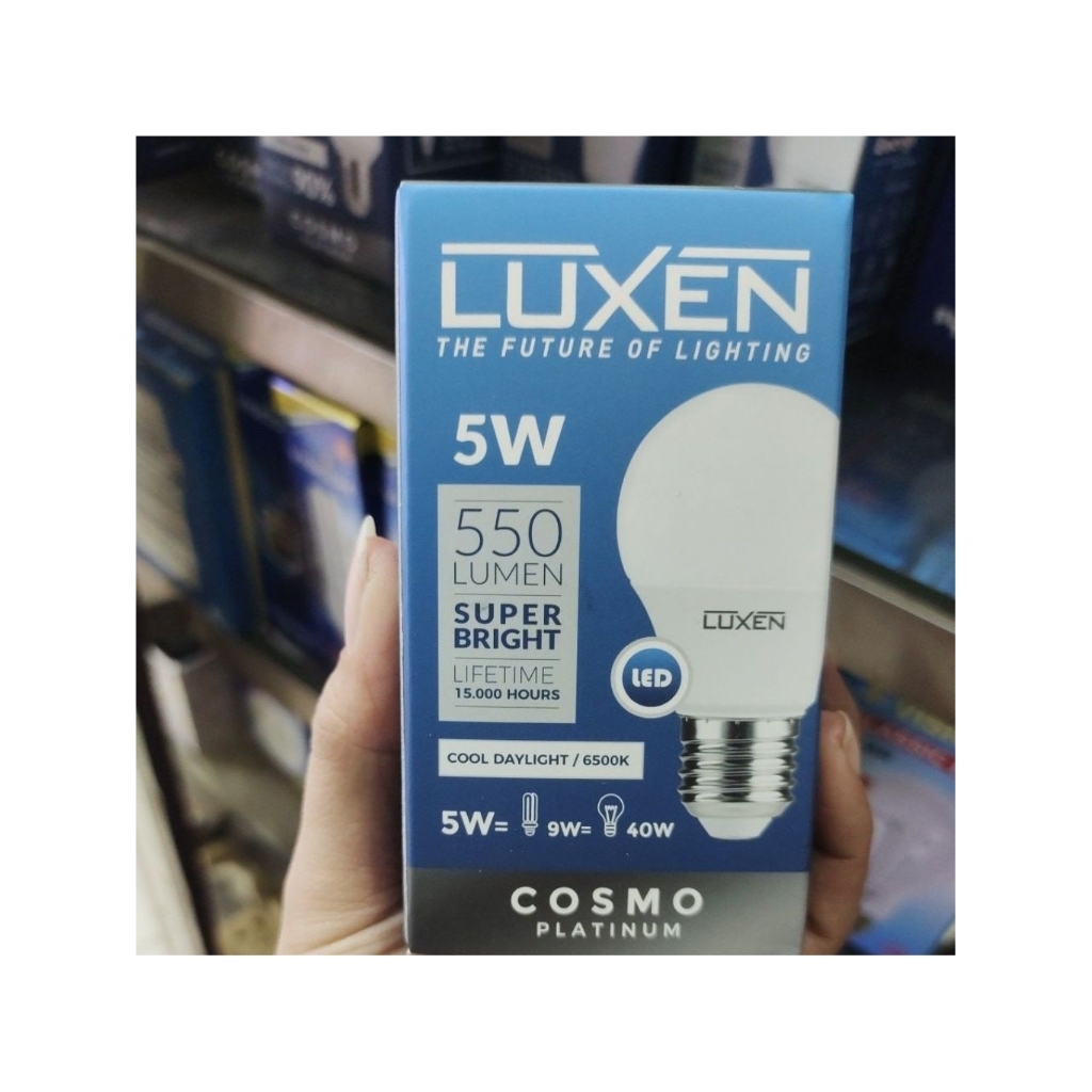 LAMPU LED LUXEN 5WATT cahaya putih