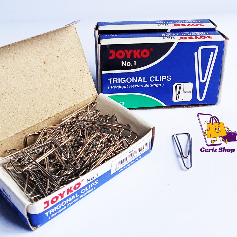

JOYKO Clips Kertas No.1 / Penjepit Kertas - 60Pcs