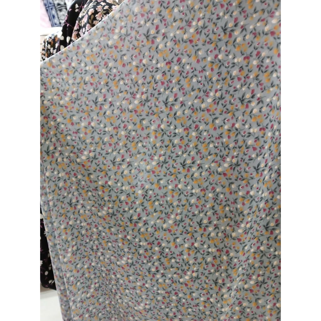 Kain/Bahan ceruty babydoll motif polkadot//Bahan ceruty babydoll premium printing//Kain ceruti babyd