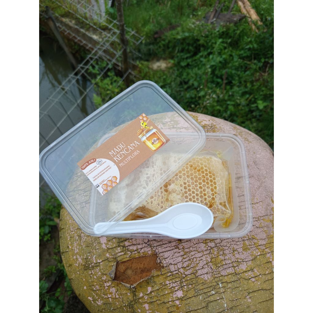 

madu sarang lebah multiflora murni 100% ukuran 250 gram