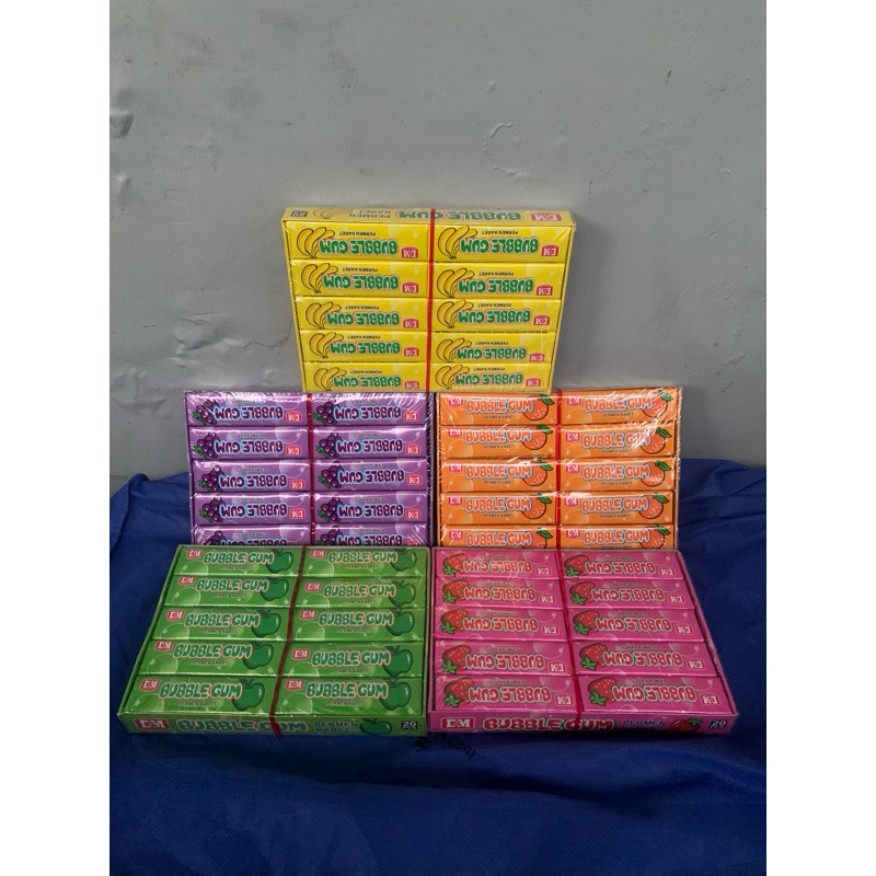 

Permen Bubble Gum Aneka Rasa isi 10pcs/pack/rasa