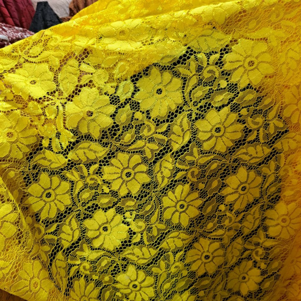 Kain Brokat Katun - Kain Brokat Premium - Kain Brokat Meteran - Kain Kebaya