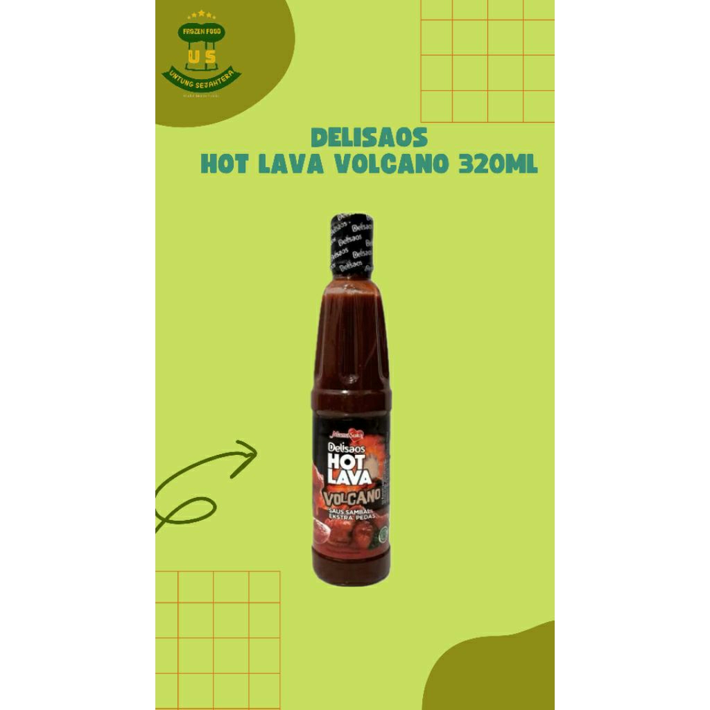 

Delisaos hot lava volcano 320ml botol saus delisaos hot lava volcano Delisaos Mamasuka Saos Teriyaki Saos Hot Lava Saos Hot Lava Volcano Deli saos Mama suka hot lava mama suka teriyaki Mamasuka teriyaki