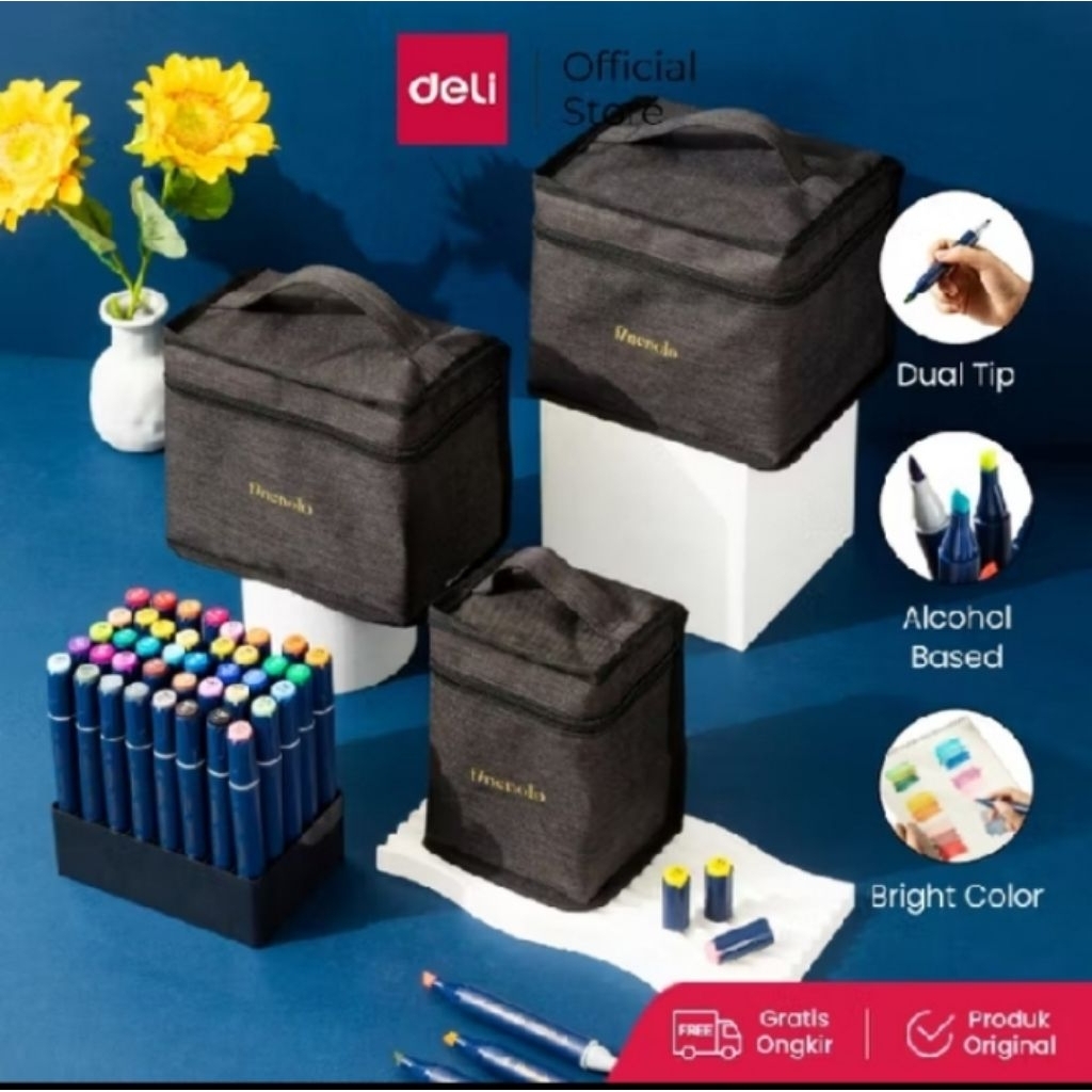 

Paket Promi Sketch Marker / Spidol Sketsa Dual Tip 48 Warna EC184