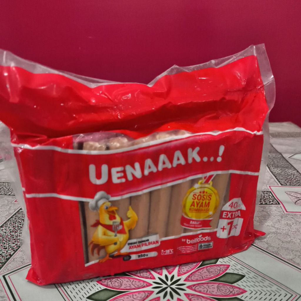 

belfood sosis 950gr isi 40+1