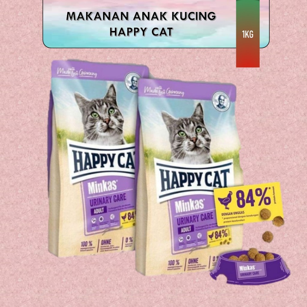 Happy Cat Minkas Urinary 1 KG HAPPY CAT MINKAS URINARY CARE 1 kg