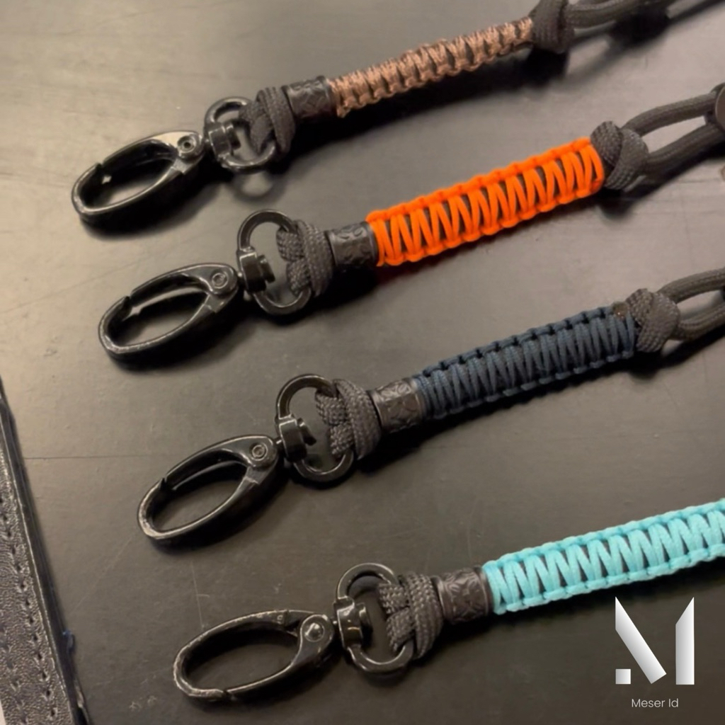 

MeserID V4-LANYARD ID CARD PARACORD GANTUNGAN /NAME TAG/CARD HOLDER/HP PRIA WANITA COLORFUL SERIES