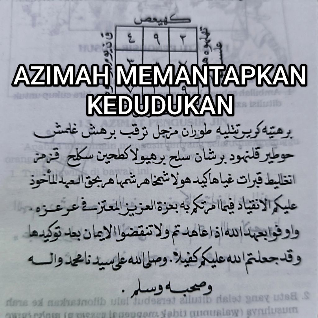 

KERTAS KALKIR MEMANTAPKAN KEDUDUKAN TULIS AZIMA