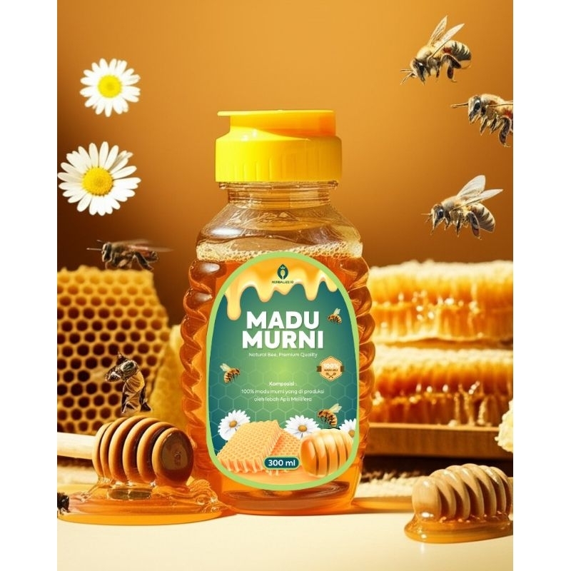

Madu Hutan Murni Asli 300 ml 100% - Pure honey KEMASAN BARU