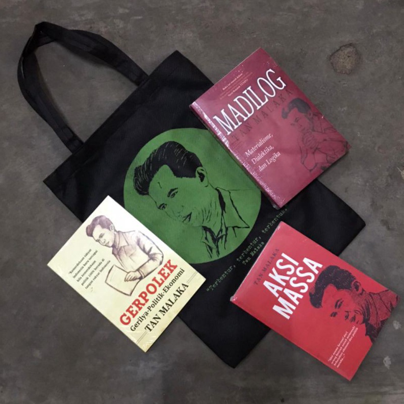 KODE N24P Paket Buku Tan Malaka Madilog Aksi Massa Dari Penjara ke Penjara Gerpolek Original Bonus T