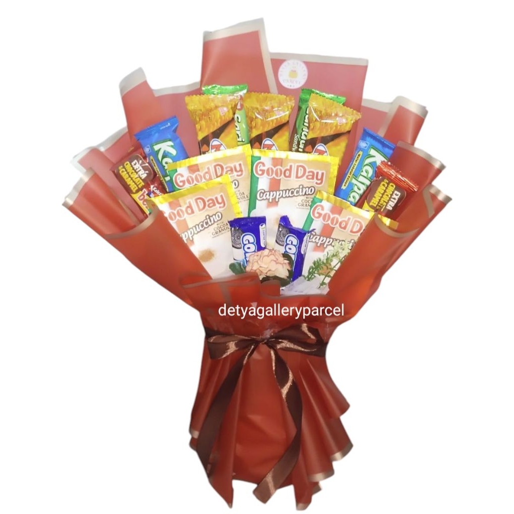

BUKET SNACK KIRIM HARI INI / BUKET SNACK MIX KOPI