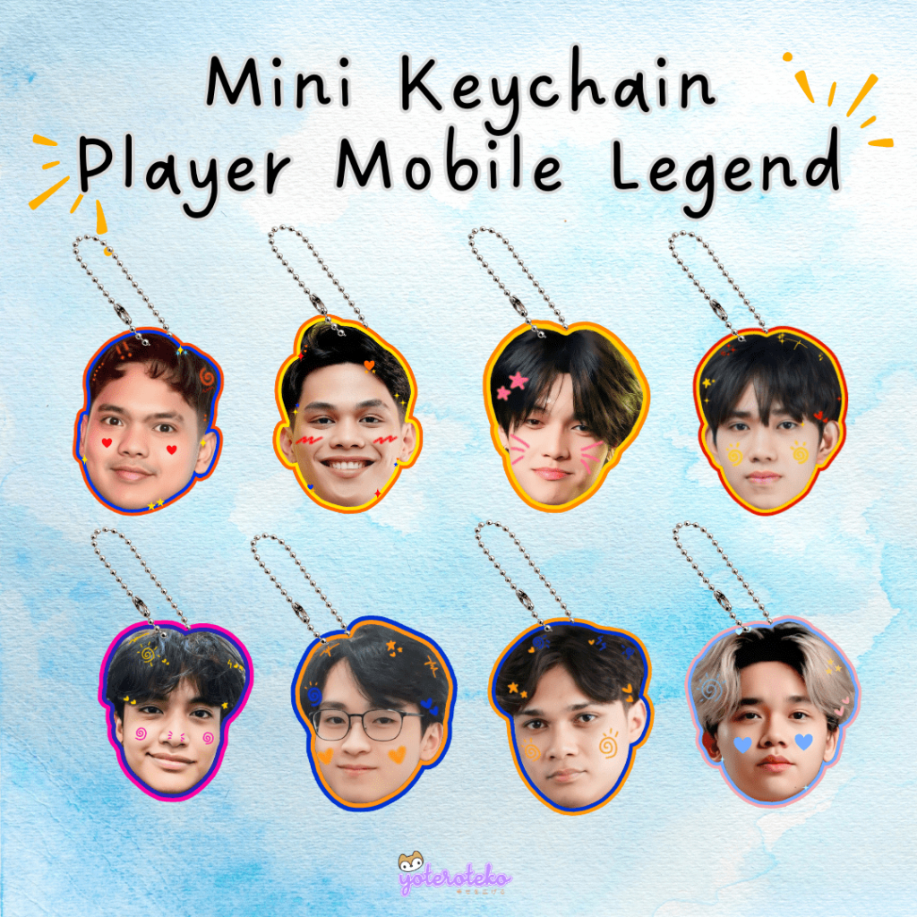 Mini Keychain Player Mobile Legend (Akrilik 2 Sisi)