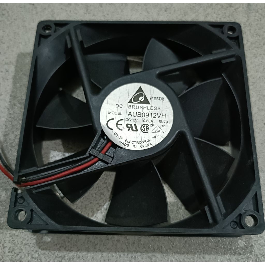 KIPAS HIGH SPEED 9X9 12V 0.55A/0.60A 2PIN