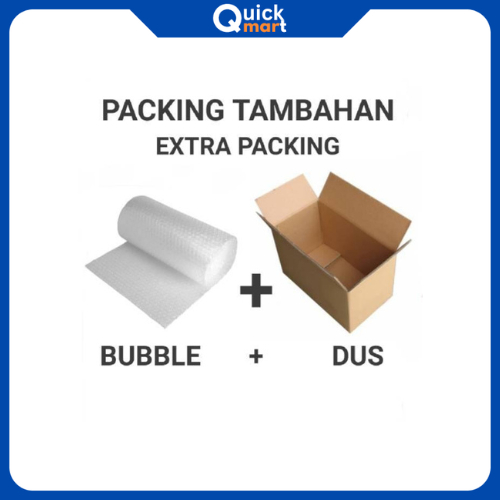 

[Wajib Order] Packing Tambahan Extra Packing Bubble Wrap dan Dus