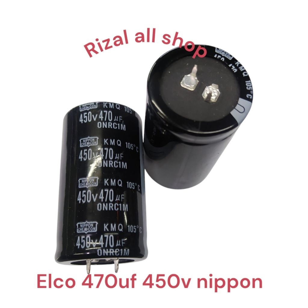 Elco 470uf 450v nippon original [1pcs]