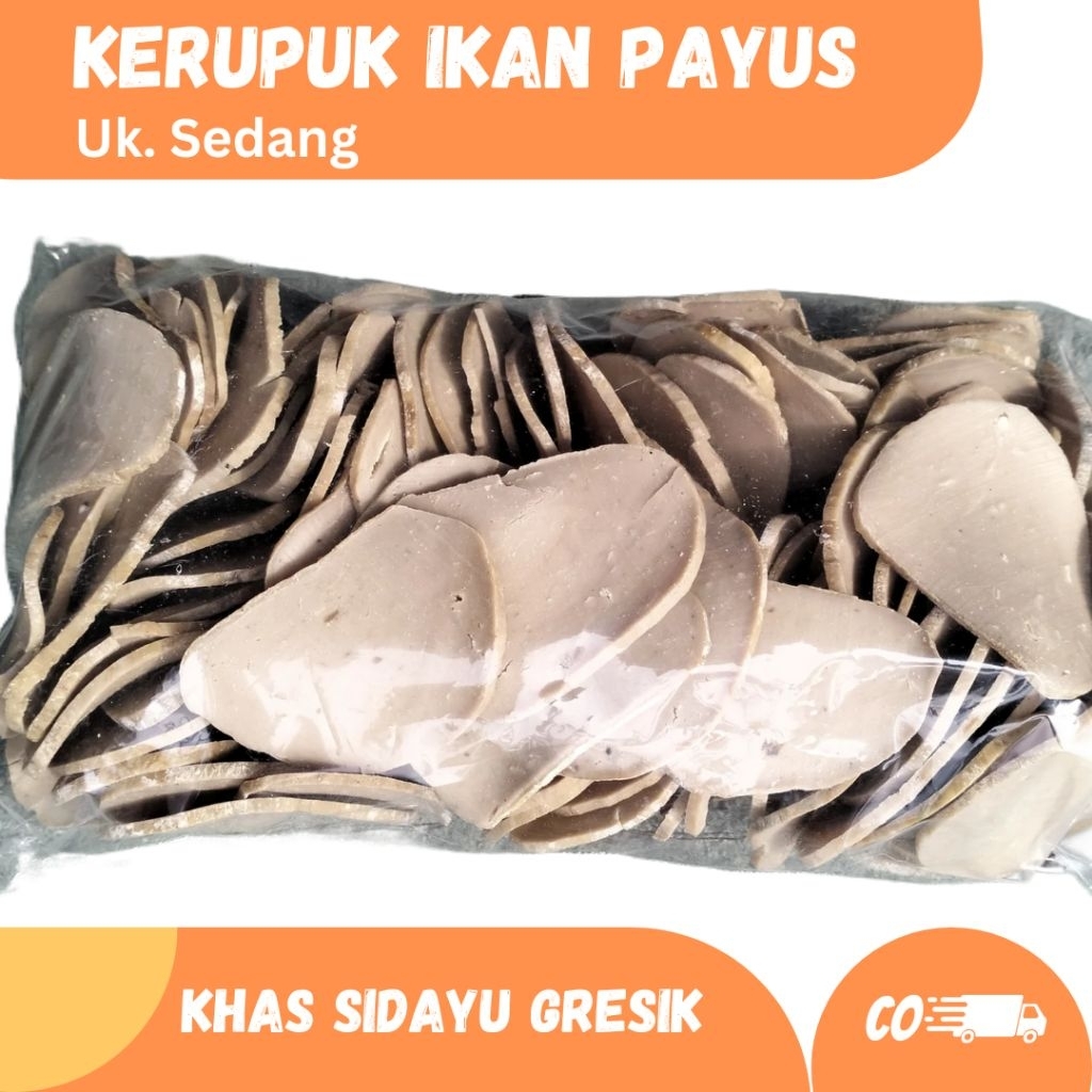 

Kerupuk Ikan Payus Mentah | Uk Sedang