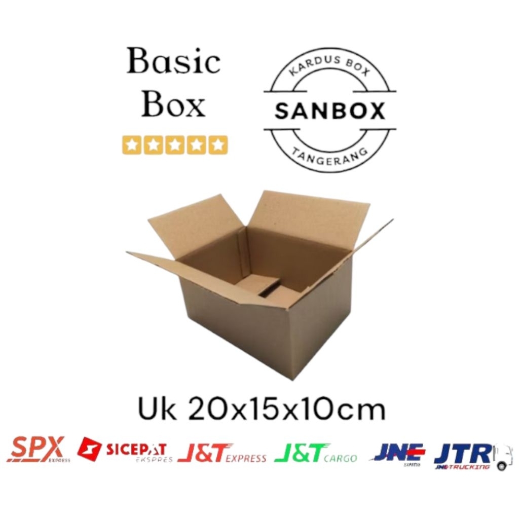 

Kardus Box Polos uk 20x15x10cm