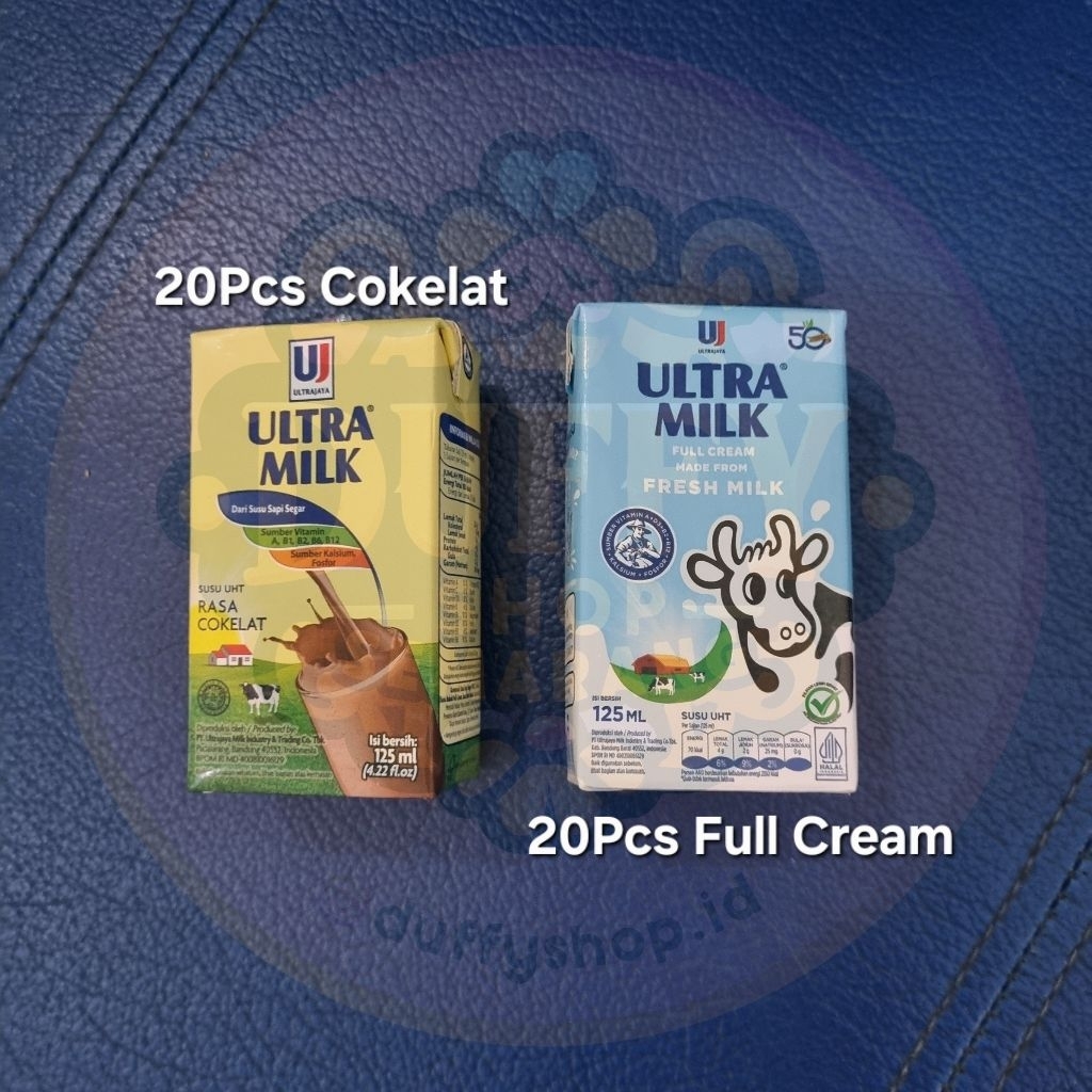 

SUSU UHT ULTRA MILK RASA FULL CREAM MIX COKELAT 1 KARTON @125ML (40PCS)