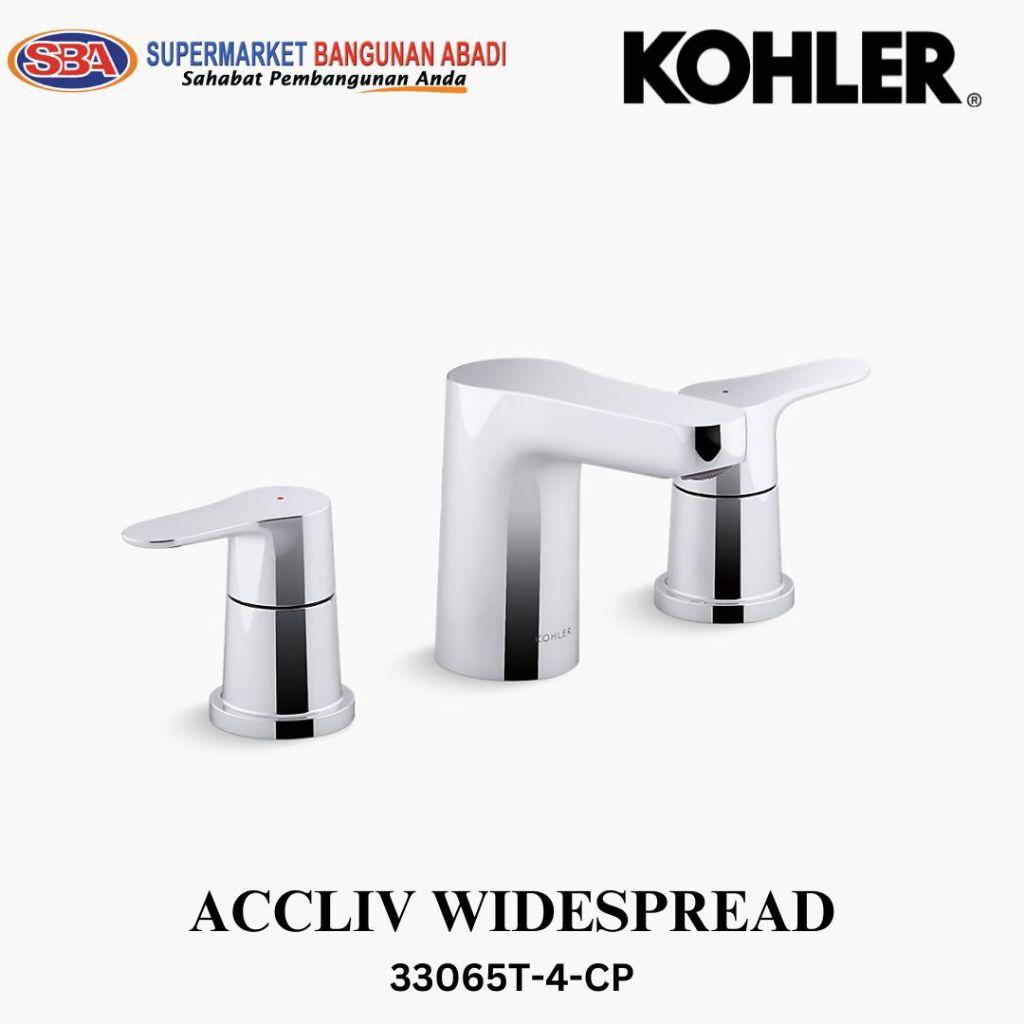 Accliv Kohler | 33065T-4-CP | Kran Wastafel Kohler