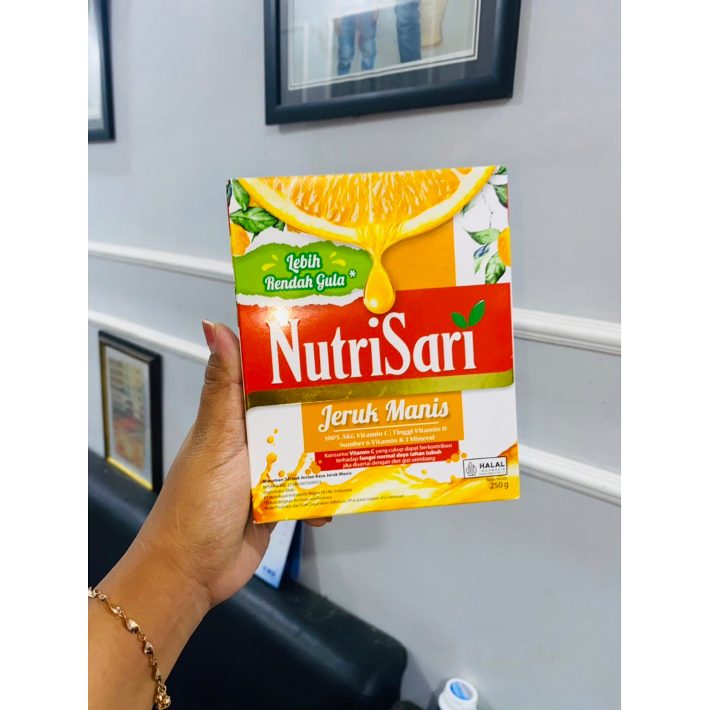 

TERMURAHH!! NUTRISARI JERUK MANIS Minuman Bubuk - KOTAK 250 gr