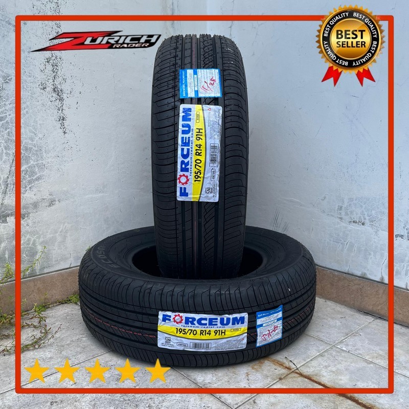 Ban Mobil 195 70 R14 Merek Forceum Ecosa Ukuran 195/70 R14 Tubles