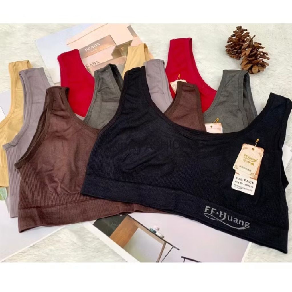 3pcs Impor Miniset Wanita Jumbo Rajut Tanpa Busa Dan Kawat Lentur