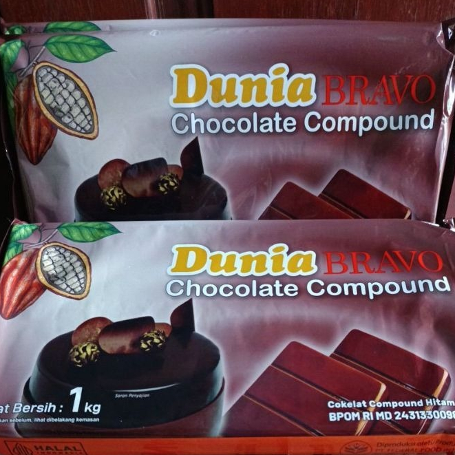 

Coklat Batang Dunia Bravo DCC 1KG untuk Baking
