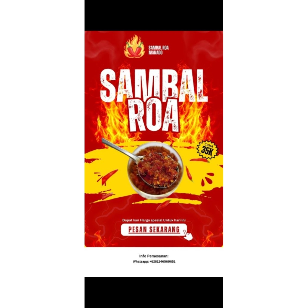 

Sambal Ikan Roa Khas Manado