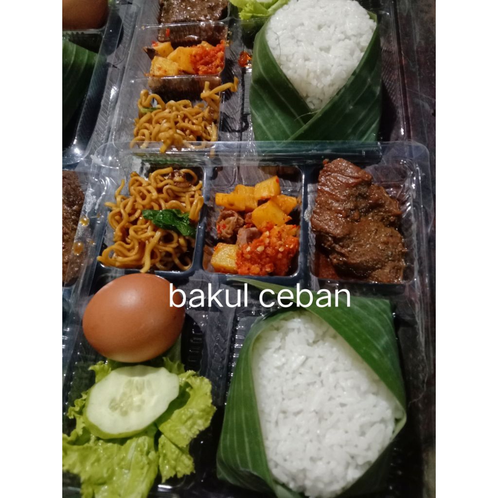 

nasi box daging semur enak termurah